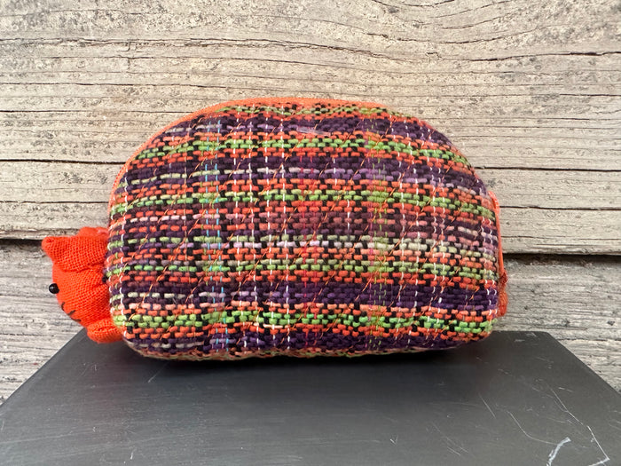 Coin purse - woven cat