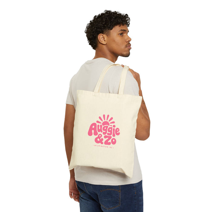 Auggie & Zo Retro Babe Logo Canvas Tote