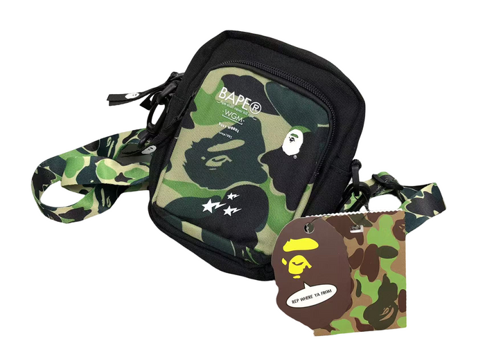 BAPE Camo Mini Bag Green