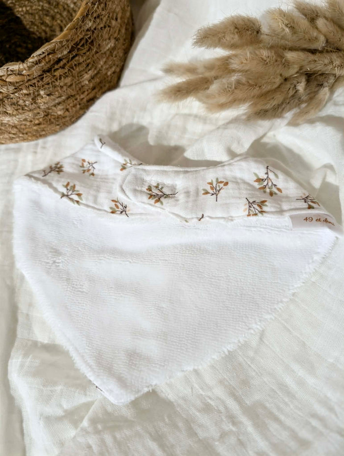 Bavoir bandana | Fleuri