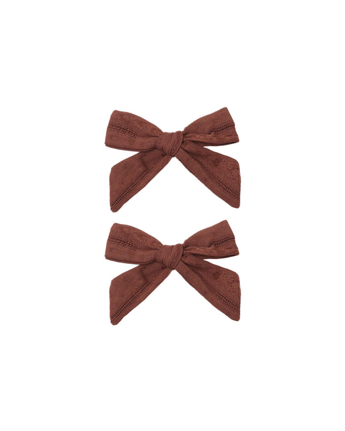 Bows, Set Of 2 || Mulberry