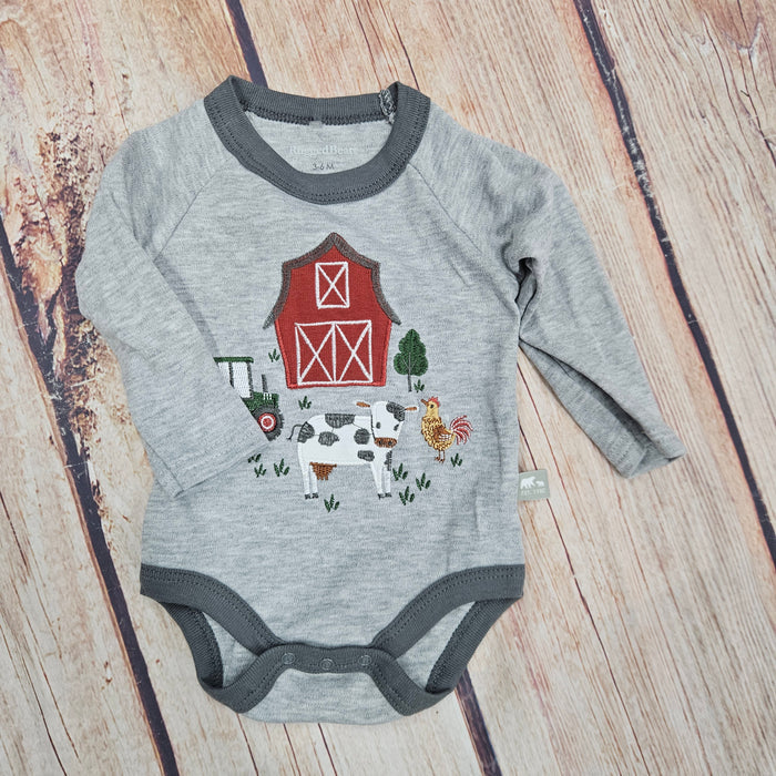 CUTIE PIE BABY 2PK FARM BODYSUIT HY2100010