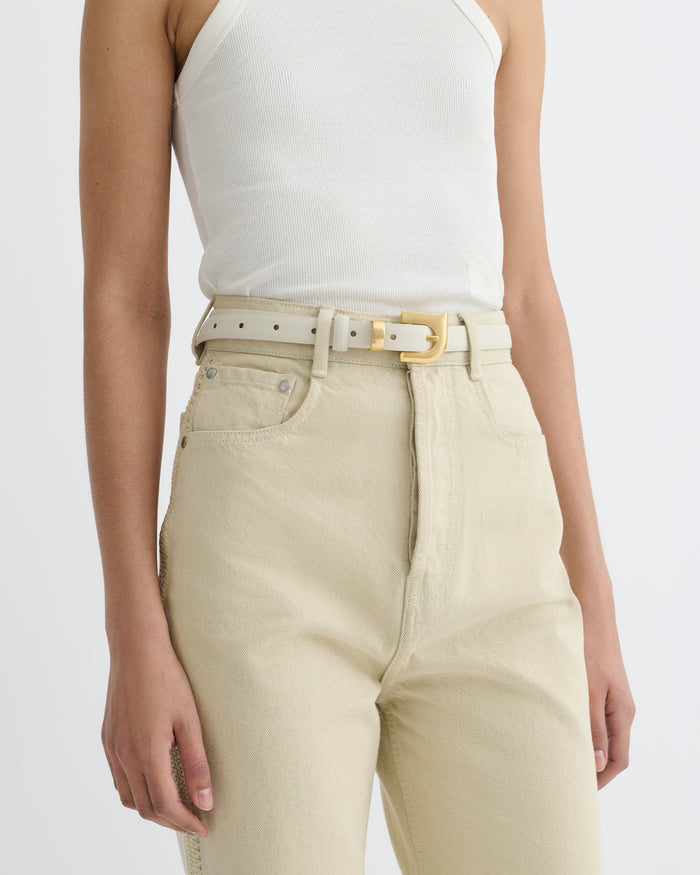 Darbie - Monogram belt - Off White