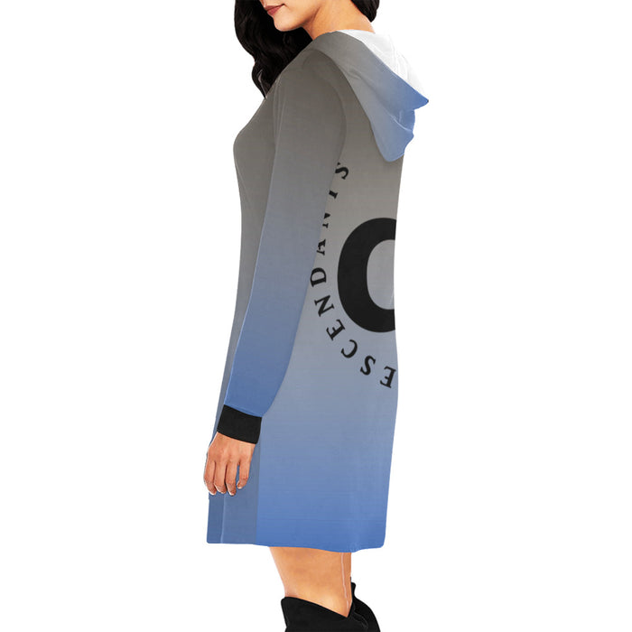 Descendants of The Island Dark Mako hoodie dress Women's Hoodie Mini Dress