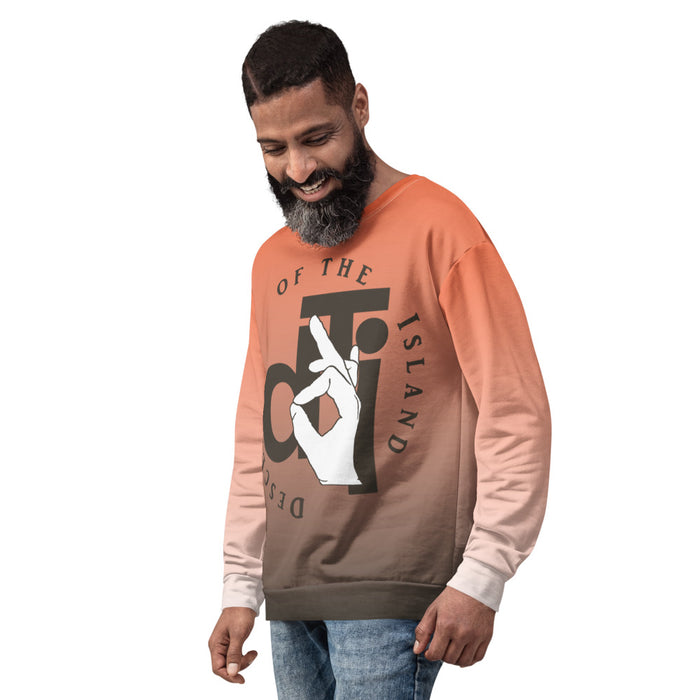 Descendants of The Island Orange Fade Sweatshirt