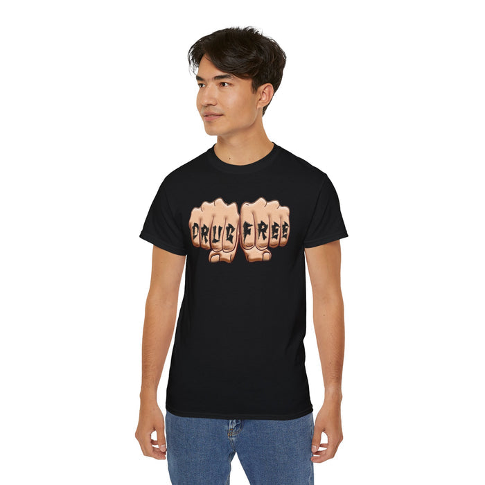 Drug Free Fist dtg Tee