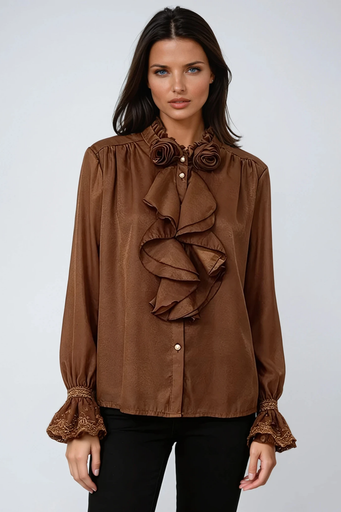 Dympna Ruffle Shirt