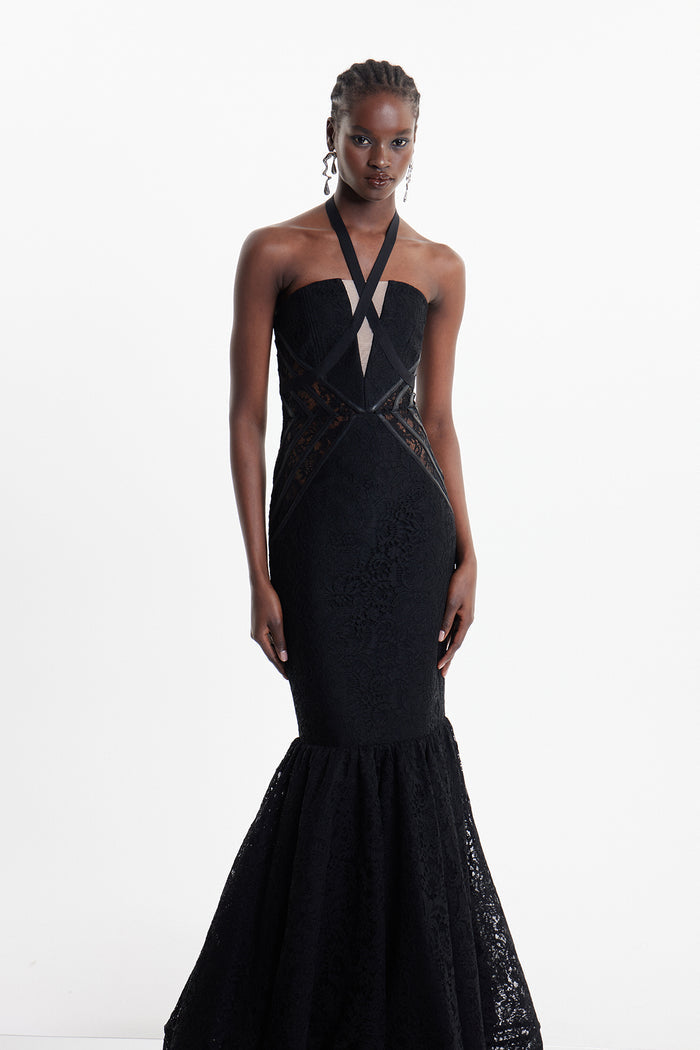 Elea Lace Mermaid Maxi Dress