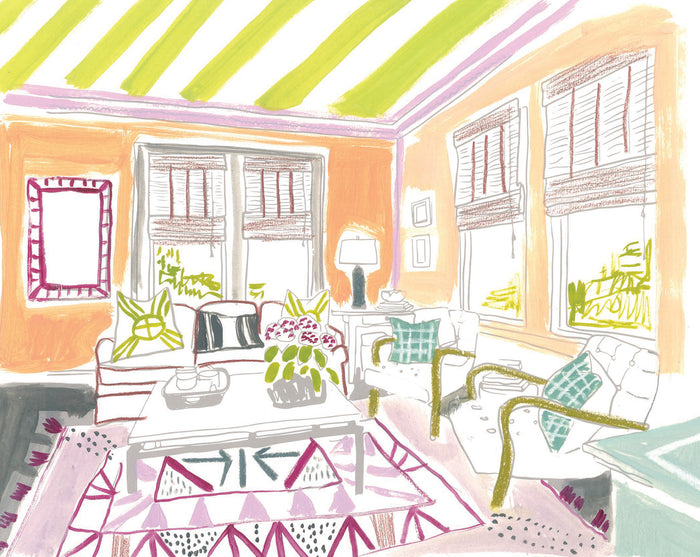 Elizabeth's Living Room - Print