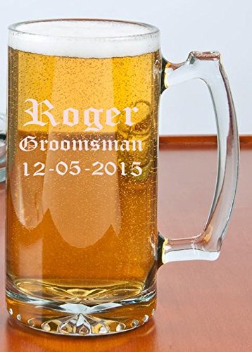 GIFTS INFINITY Giant Beer Mug Personalized Beer Stein 16 Ounces