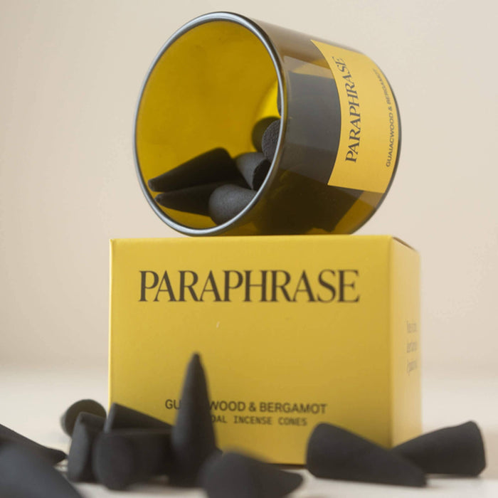 Guiacwood & Bergamot Incense Cones - Mod + Jo - Jewelry built to last, advanced plating technology