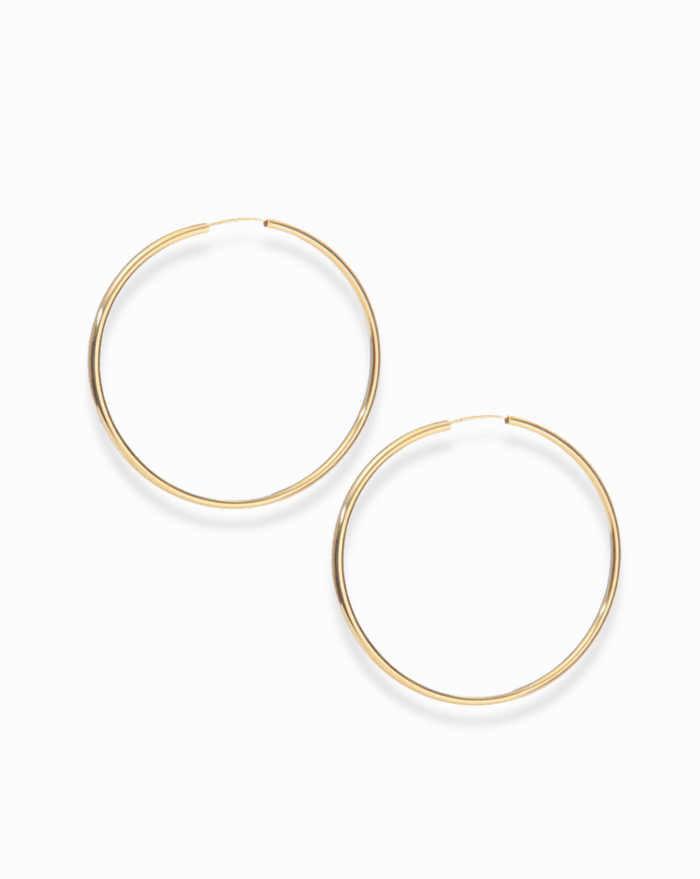 Gwen Classic Hoops - Mod + Jo - Jewelry built to last, advanced plating technology
