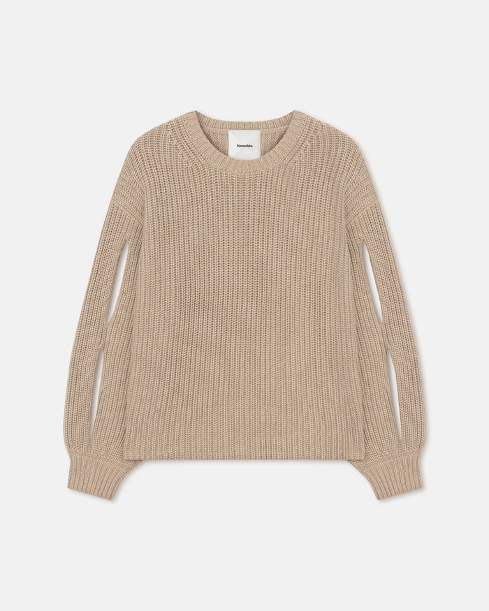 Jacint - Cashmere-Blend Sweater - Oatmeal