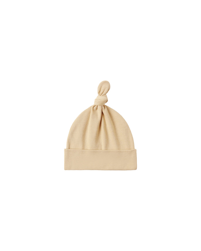 Knotted Baby Hat || Butterscotch