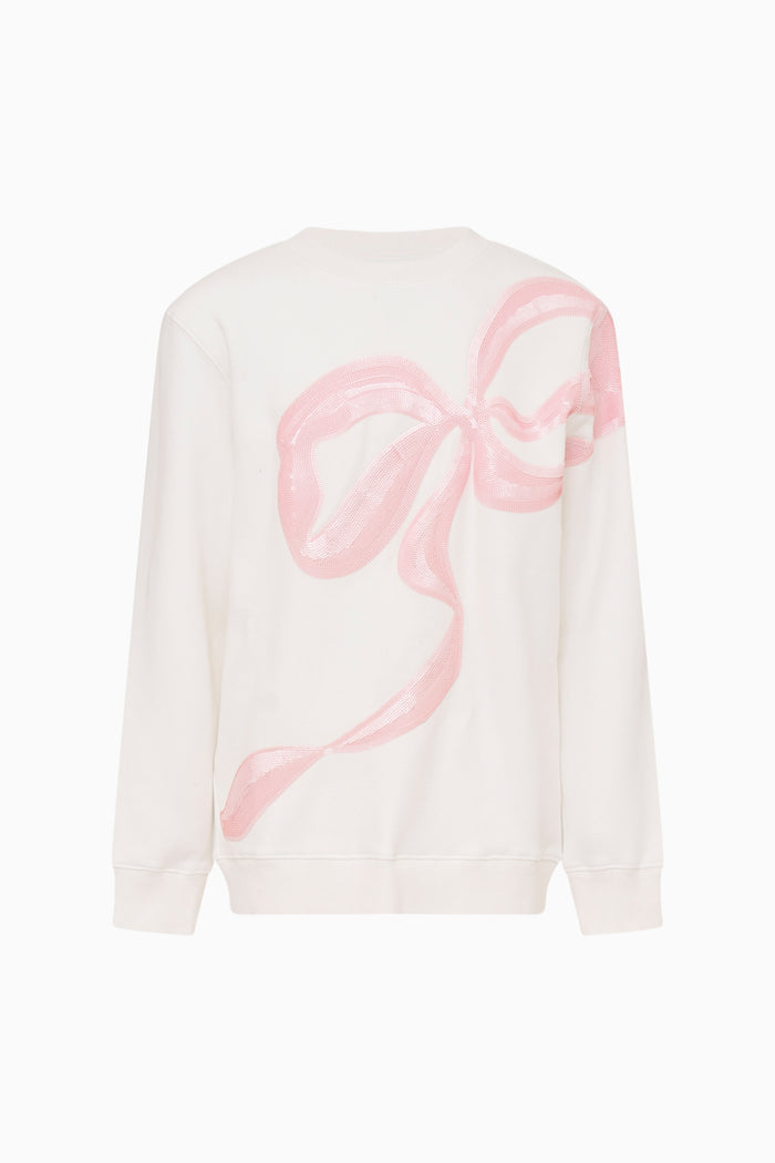 Little Girls Serafina Sequin Bow Sweatshirt
