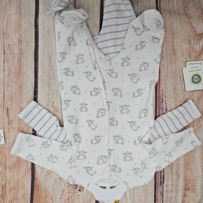 LITTLE ME FOOTIE SET ELEPHANTS LLQ16955N-L110