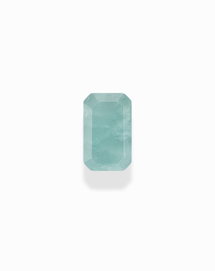 Gold plate / December - Amazonite