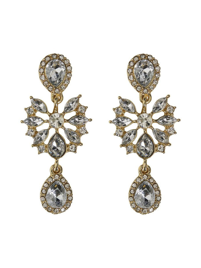 MYRA EARRINGS (GOLD/CLOUD DANCER)