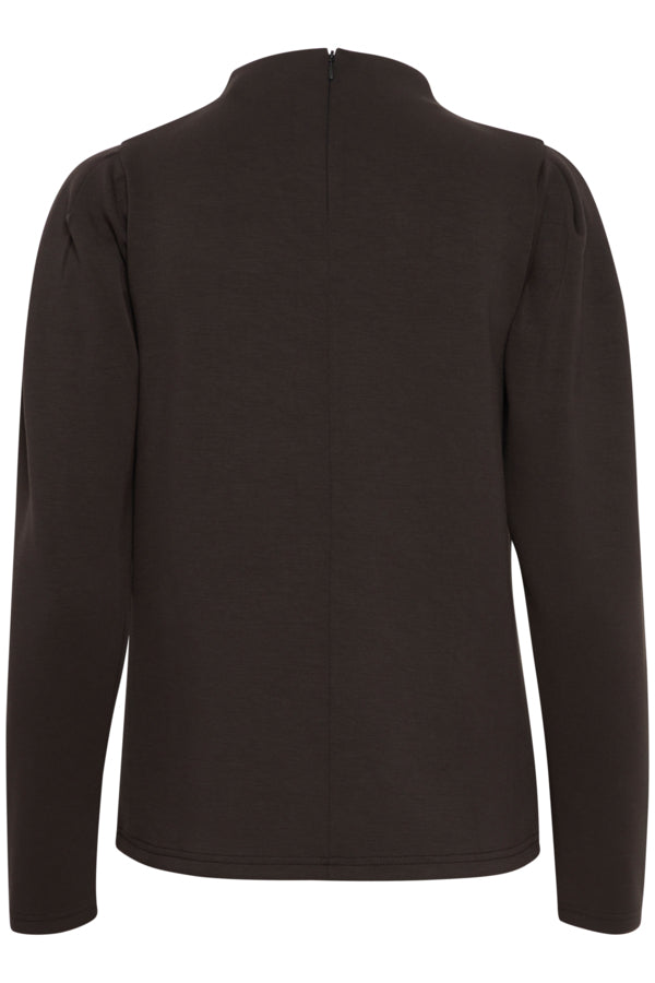 Naida Long Sleeve Top (Black)