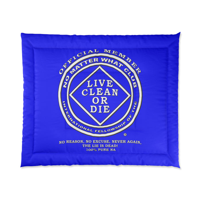 No Matter What Blue Comforter