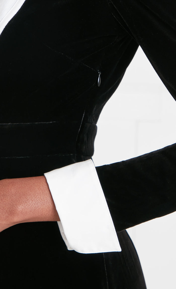 Pompidou Bib Dress - Black