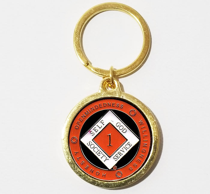 Recovery Medallion - Red 1-50Yr