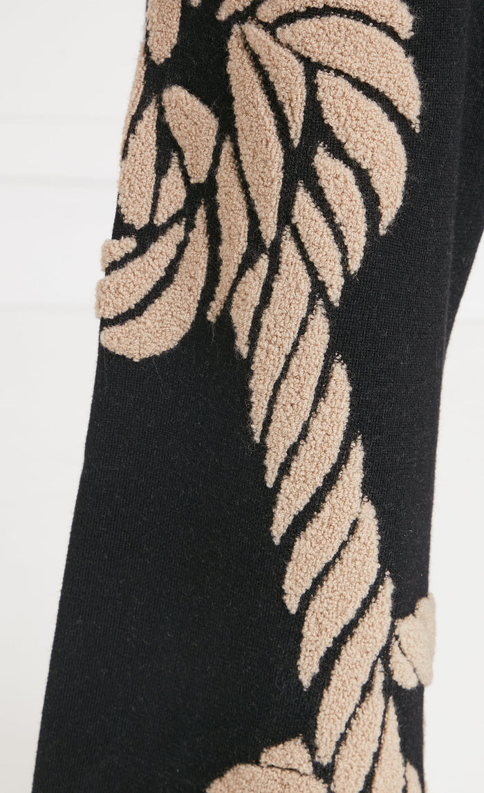 Rope Knit Jacket - Black