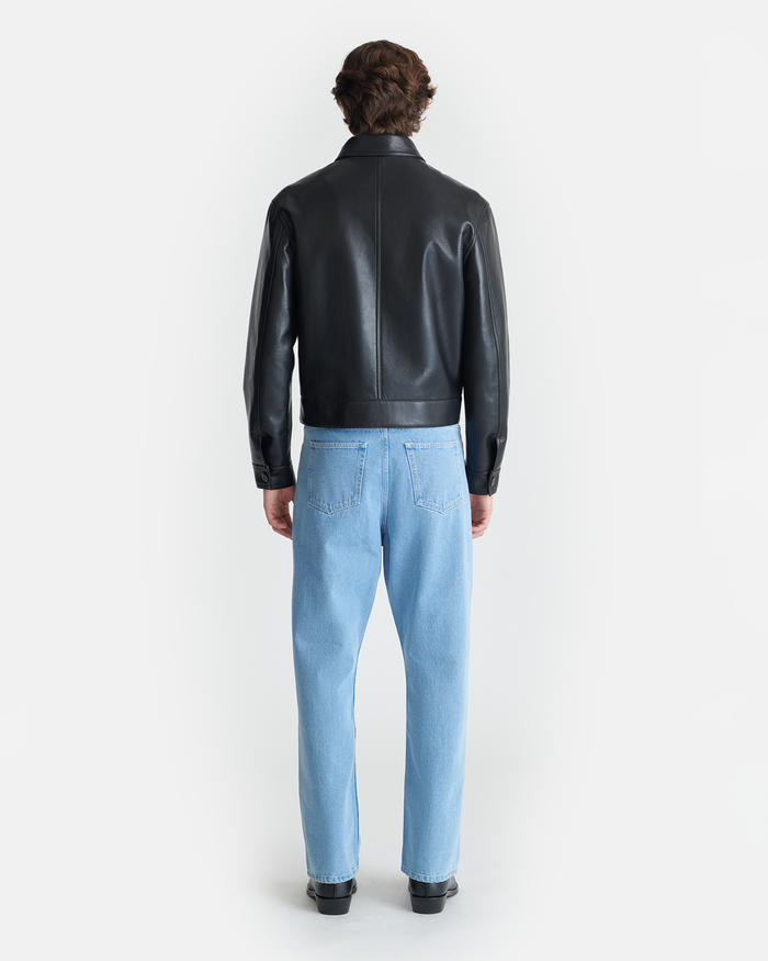 Ruben - Regenerated leather jacket - Black