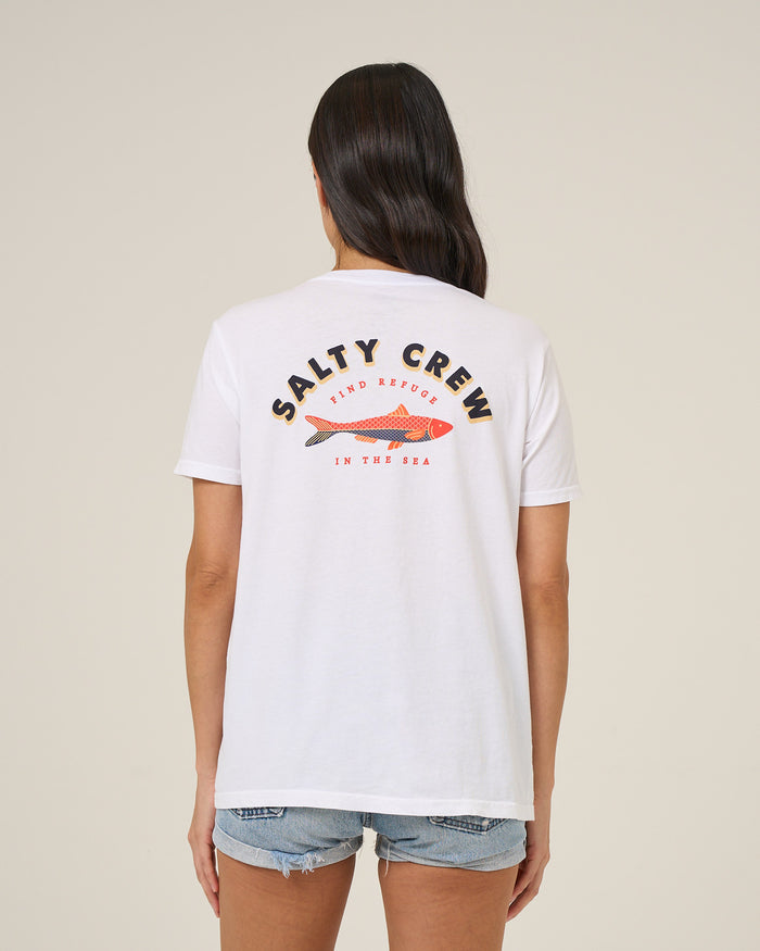 Salty Sardine Bf Tee - White