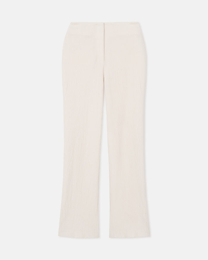 Shera - Crepe Melange Pants - Creme