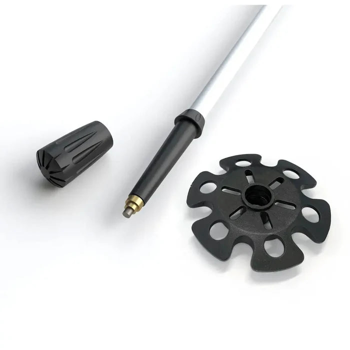 Silva Trekking Pole showing the three different top options