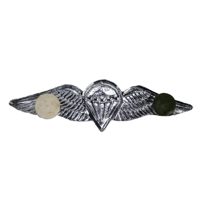 South African Defence Force Parachute Silver Badge - South African Army Surplus - Flags, Badges & Insignia