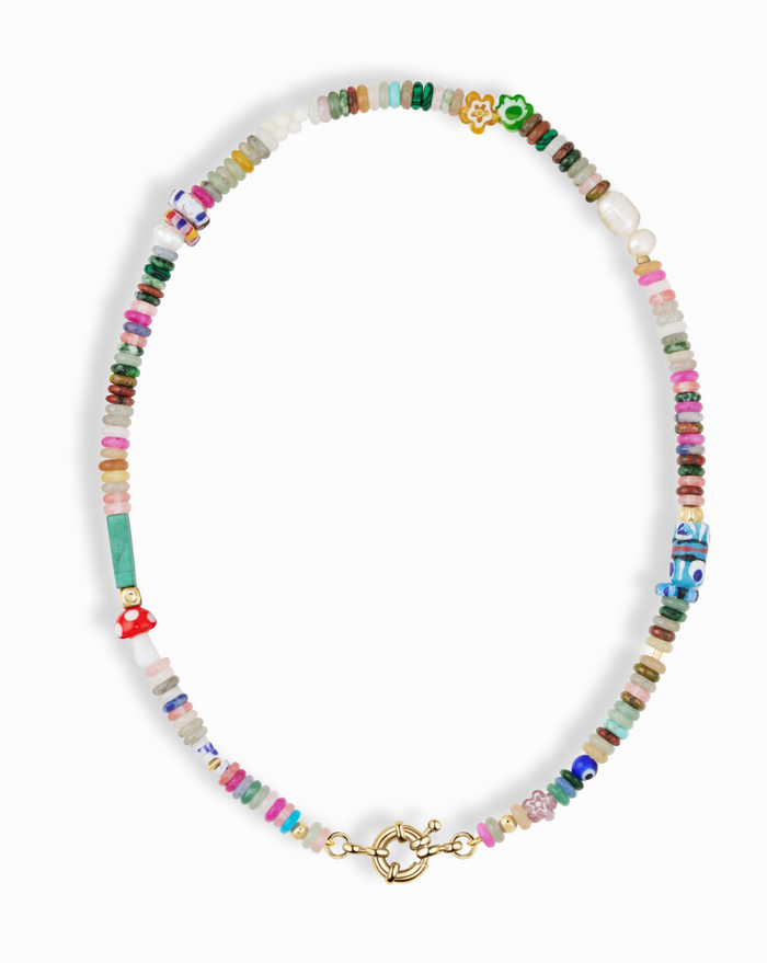 Suki Gemstone Necklace - Mod + Jo - Jewelry built to last, advanced plating technology