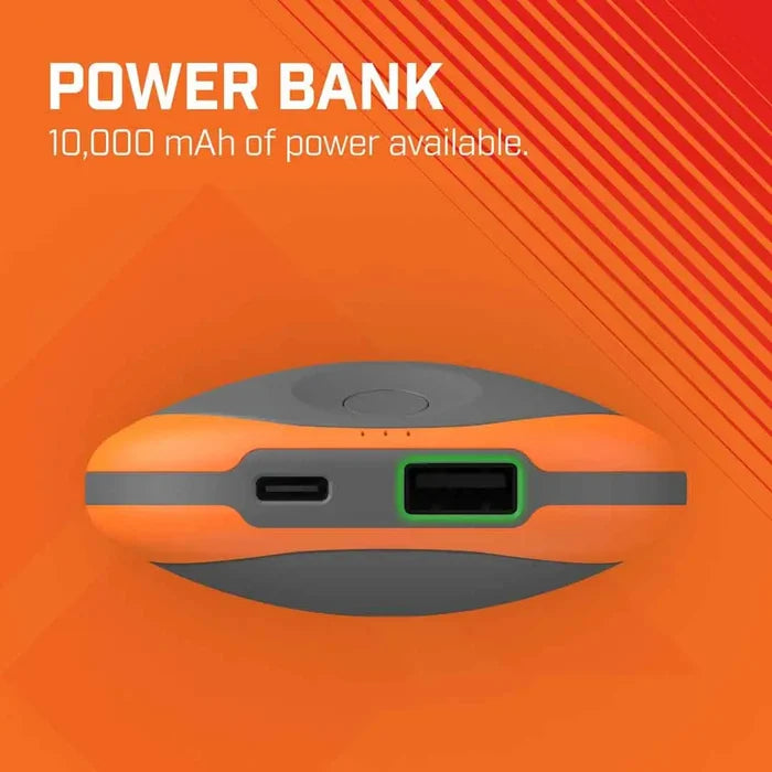 Top detail showing the ports for Thaws rechargeable hand warmer power banks