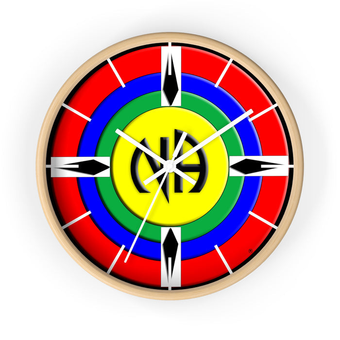 Wooden / White / 10"