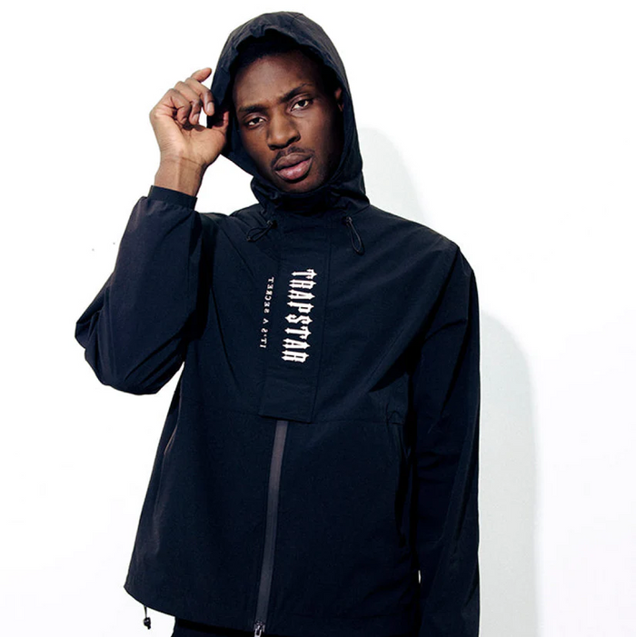 Trapstar Decoded Windbreaker Black/White