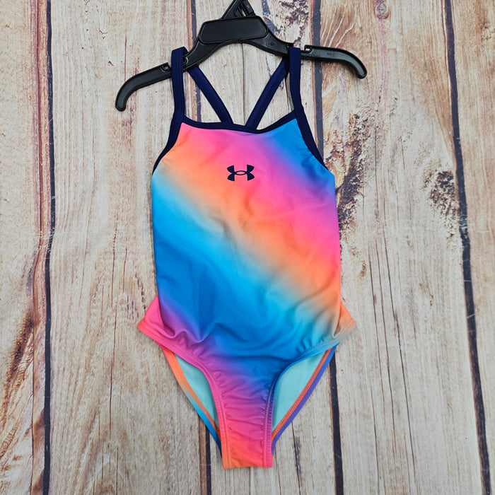 UA GRADIENT 1 PC RAINBOW COLOR SWIM SUIT