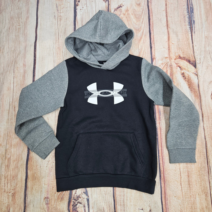 UNDER ARMOUR RIVAL FLEECE COLOR BLOCK GRAPHIC HOODIE 6004994