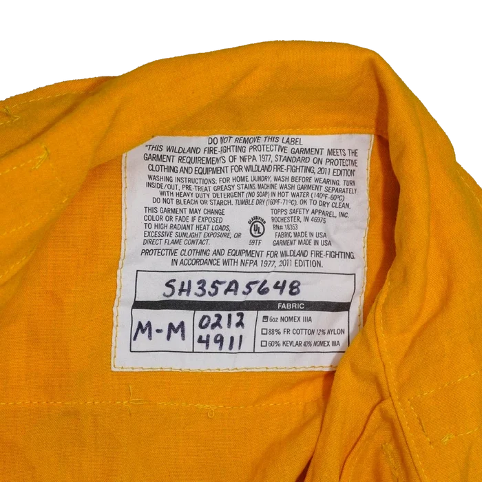 Wildland Fire-Fighting Brush Shirt - Medium - Army & Outdoors - Field Shirts