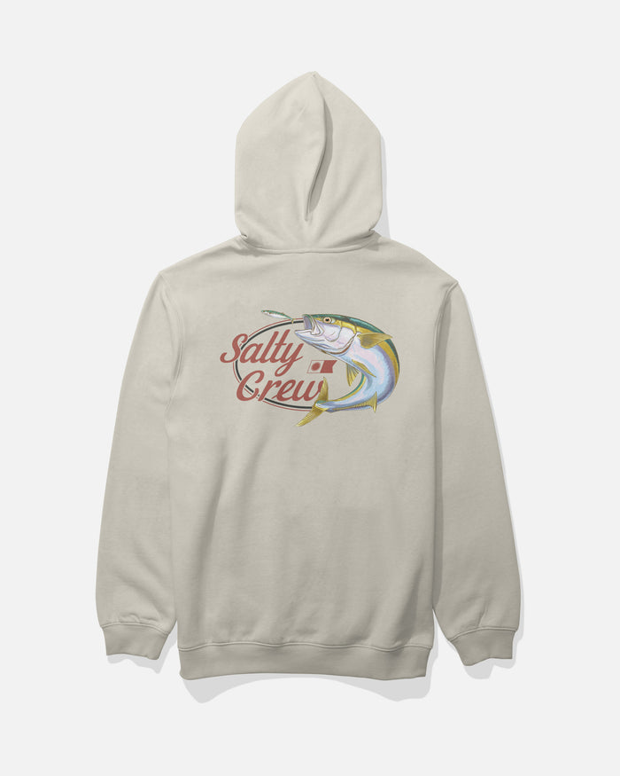 Yellow Tailed Zip Fleece - Moonbeam