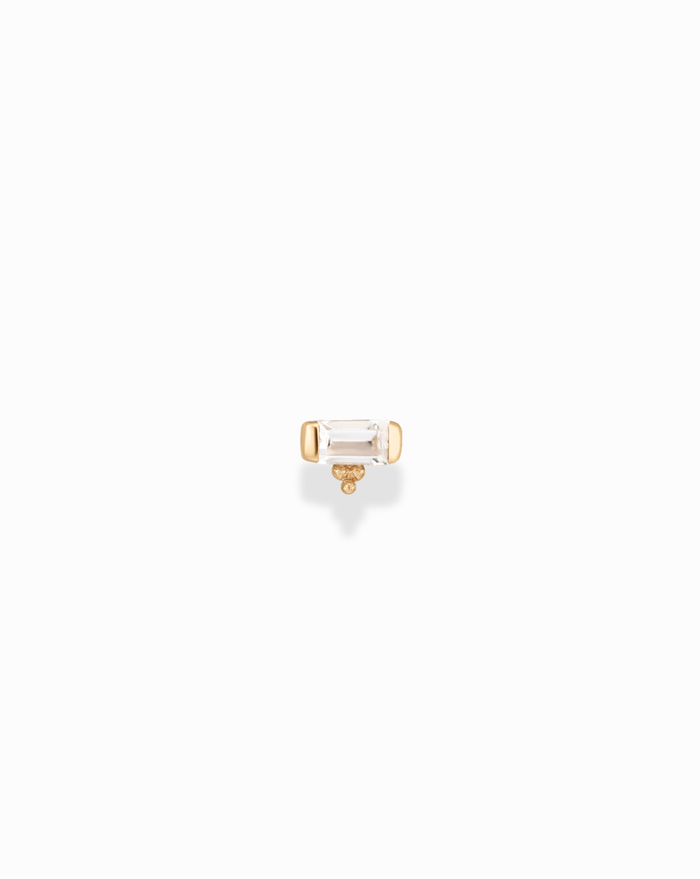 14k Tiny Dancer Stud - Mod + Jo - Jewelry built to last, advanced plating technology
