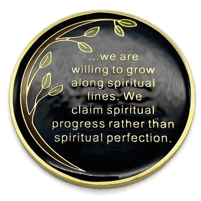 24 Hours Tree of Life Specialty AA Recovery Medallion - Tri-Plated 24 Hour Chip/Coin