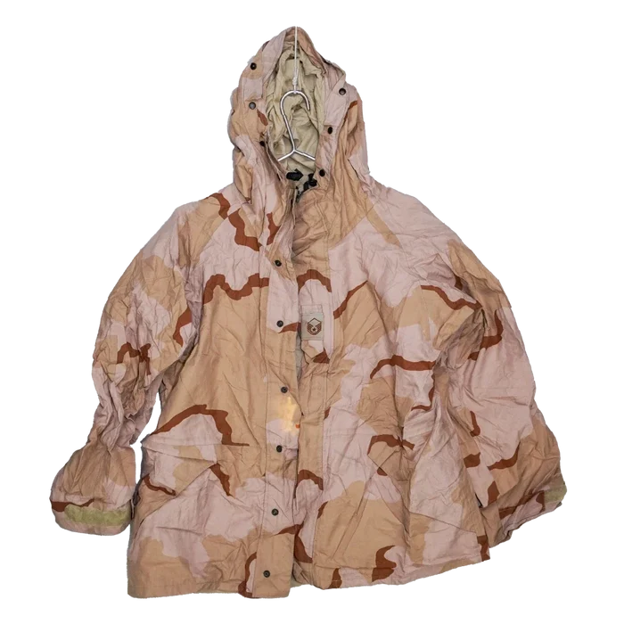 3 Colour Desert Wet Weather Jacket - XLarge - Army & Outdoors - Rain Jackets