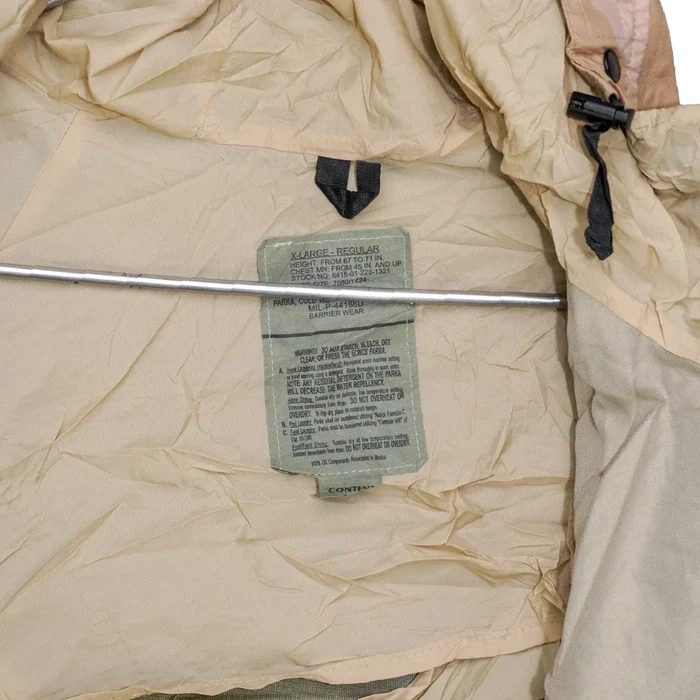 3 Colour Desert Wet Weather Jacket - XLarge - Army & Outdoors - Rain Jackets