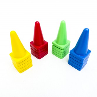 4" Cones (Set of 20) - Arcade Sports