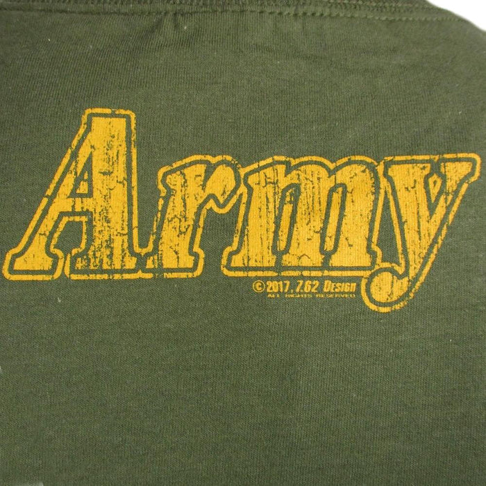 7.62 Design 'Army Retro Green' T-Shirt - 7.62 Design - Plain & Print T-Shirts