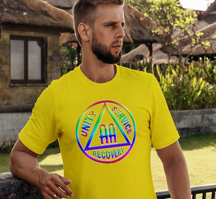 AA Rainbow Double Symbol dtf Tee