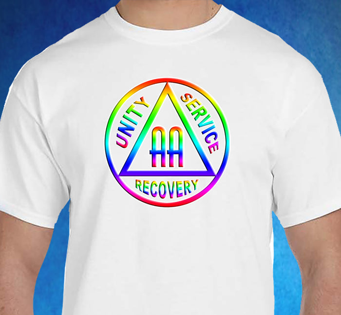 AA Rainbow Double Symbol dtf Tee