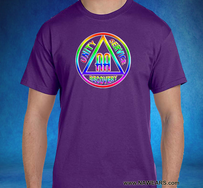 AA Rainbow Double Symbol dtf Tee