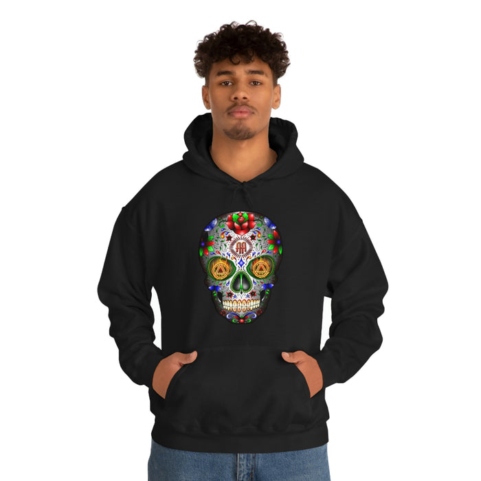 AA Sugar Skull dtg Hoodie